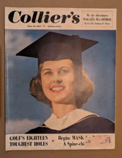 COLLIER'S magazine June 16 1951 GENERAL MacARTHUR-Shirley Booth-Car Ad PONTIAC