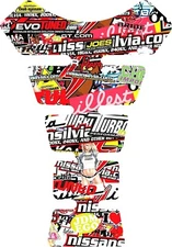 3D Motorcycle Carbon Vinyl Gel Gas Tank Pad Protector Decal and Sticker Tankpad