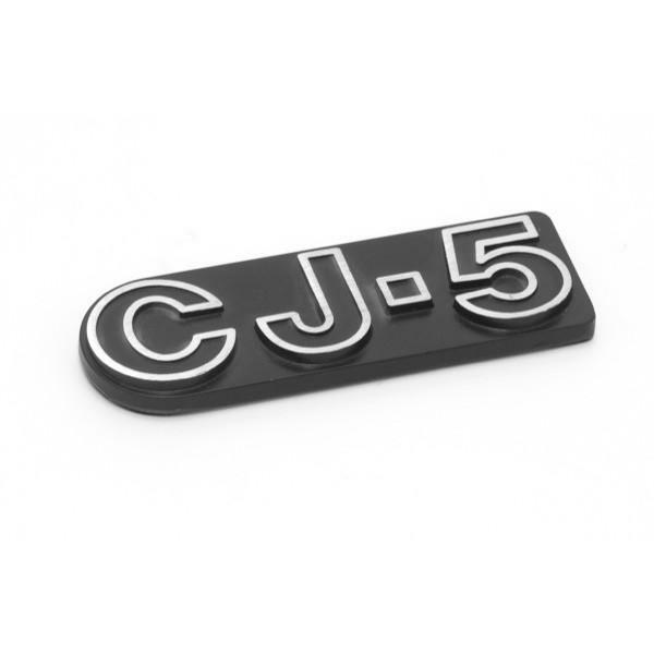 Emblem CJ5 de calandre premium en alliage coulé pour Jeep CJ5 robuste