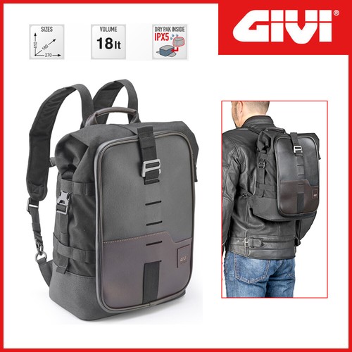ZAINO TRASFORMABILE IN BORSA DA SELLA MOTO [GIVI] UNIVERSALE / 18 LITRI -  CRM101 | eBay