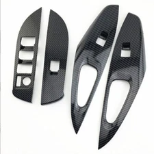 For Toyota Corolla 2019-2022 Carbon Fiber Inner Window Switch Panel Trim Cover