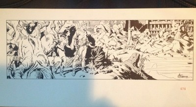 Lot of 85 AL WILLIAMSON art FLASH GORDON c1979 NUMBERED LIMITED ED.  8.5''x19'' 
