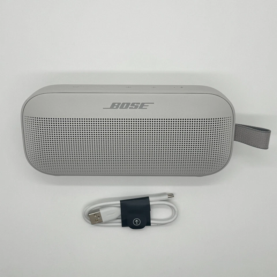 Bose SoundLink Flex Bluetooth Portable Waterproof Speaker - Blanc Smoke - Imagen 2 de 4