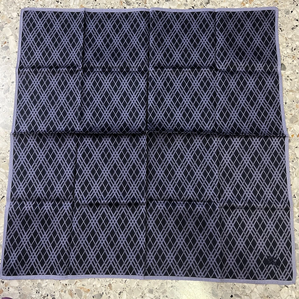 PAÑUELO HOMBRE CUADROS PÚRPURA CLÁSICO DE COLECCIÓN ALGODÓN BOLSILLO ARTE CUADRADO 20” #B15 Foto 3 de 3