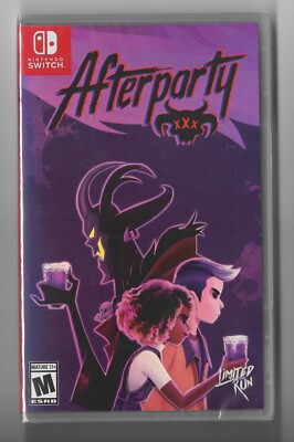 Brand New/Sealed Limited Run Games LRG Afterparty Nintendo Switch NSW