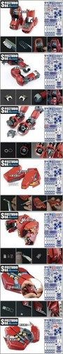 SH Studio MG 1/100 MSN-04 Sazabi Ver.Ka Etching Upgrade Parts Metal Detail - Picture 8 of 9