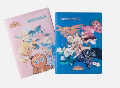 Cookie Run Kingdom Collectible Trading Cards Binder 20Pages Album Holder