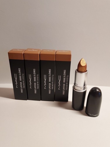 MAC Frost Lipstick in 304 BRONZE SHIMMER Full Size Authentic NEW BOXED M·A·C - Picture 4 of 7
