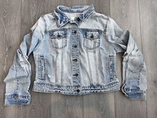 Women’s Stylus Light Wash Jean Jacket Size Xl
