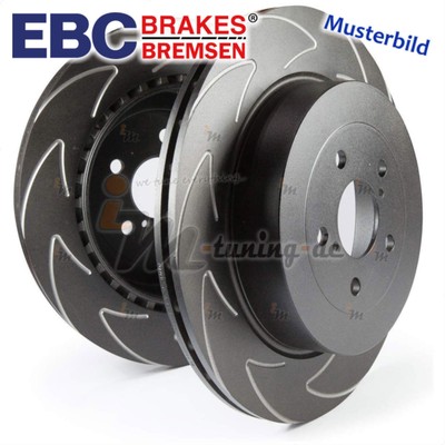 EBC Blade Sportbremsscheiben Black hinten für Audi A4 Avant 8E5 :: 2002 >> 2004