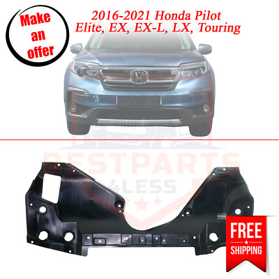 Front Engine Splash Shield 74111TZ5A01 for 16-21 Honda Pilot Elite