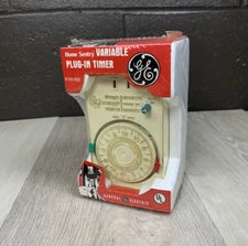 GE Home Sentry Variable Plug-In Timer 8133-002 Vintage Unopened Package NOS