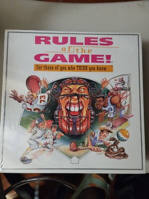 Rules Of the Game for Those of You Who Think You Know New Sealed! G1