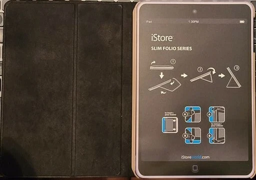 For Apple iPad mini Smart Case - Tan - Image 2 of 2