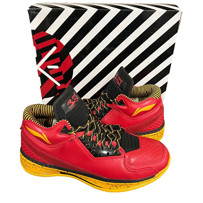 Way of Wade 2 Code Red Li‑Ning Size 14 Men's New | eBay