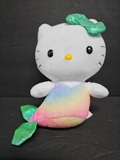 2013 Hello Kitty Mermaid Ty Plush Stuffed Animal 6.5" CLEAN