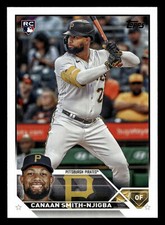 2023 Topps Update  #US187 Canaan Smith-Njigba Pittsburgh Pirates
