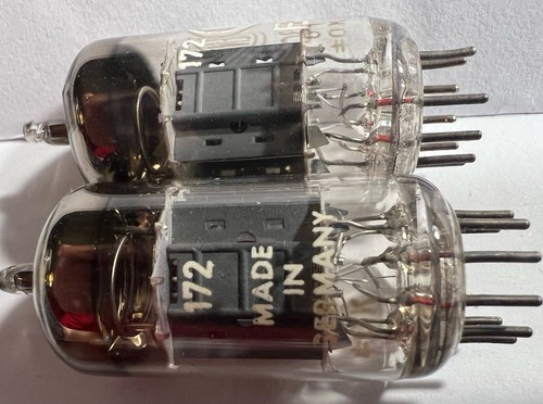 (2) Tube E83CC Lorenz Vintage~ ECC83 12AX7 ECC803 5751 Rare Dual Mica Supporters - Picture 5 of 8