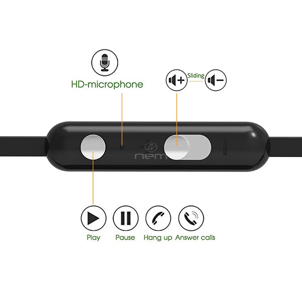 Gold _ Black Super Bass Noise Isolating Earphone Vol. Control and Mic. Headset - Image 4 of 4
