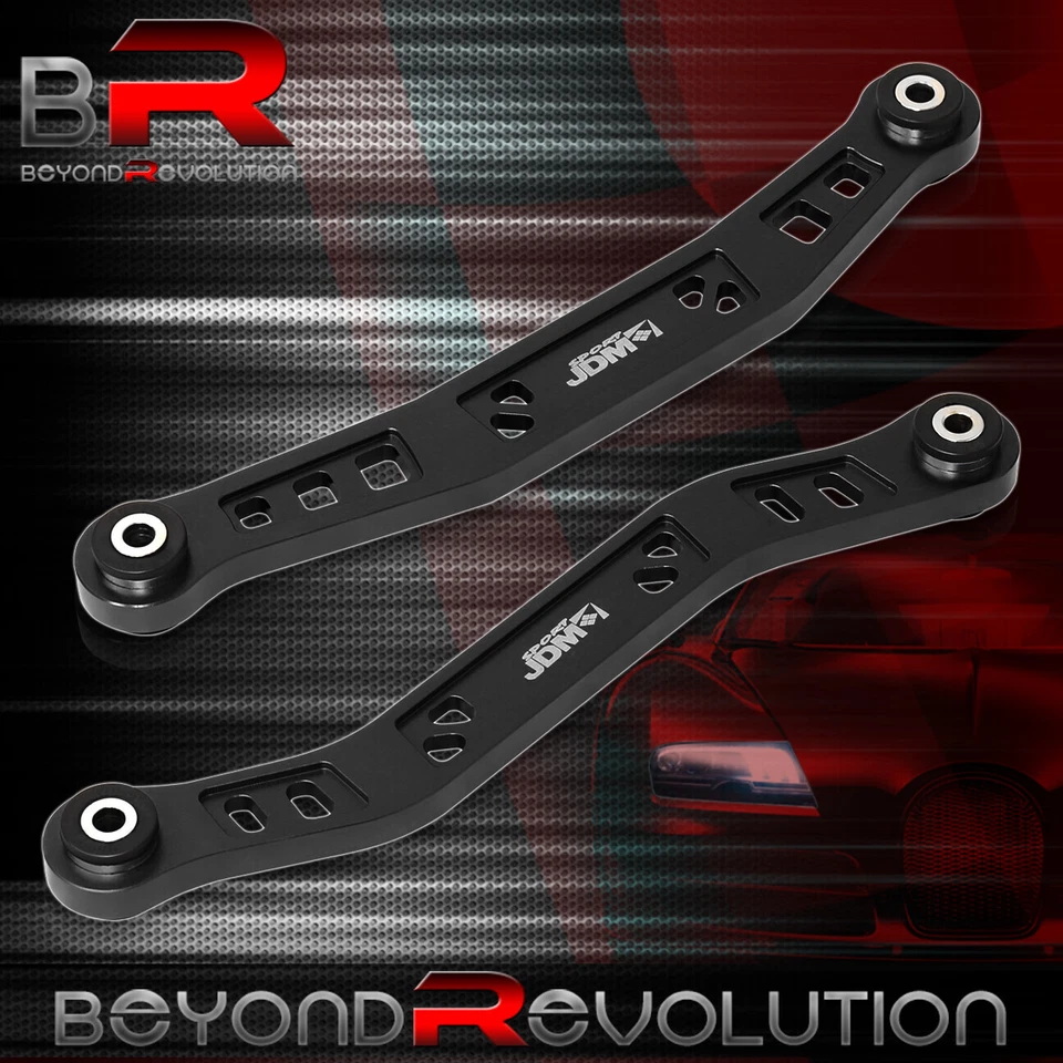 Bujes de brazo de control inferior trasero negro para Accord 1990-1993 cupé sedán JDM Sport Foto 3 de 3