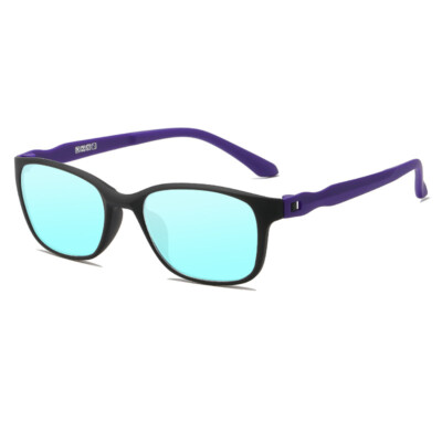 Screwless Red green color blindness Glasses Unisex TR90 Corrective Eyewear +CASE