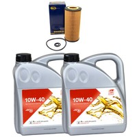 MotoröL Set MotoröL Febi SAE 10W-40 8 Liter + ÖLfilter FüR Mercedes E-Klasse 210