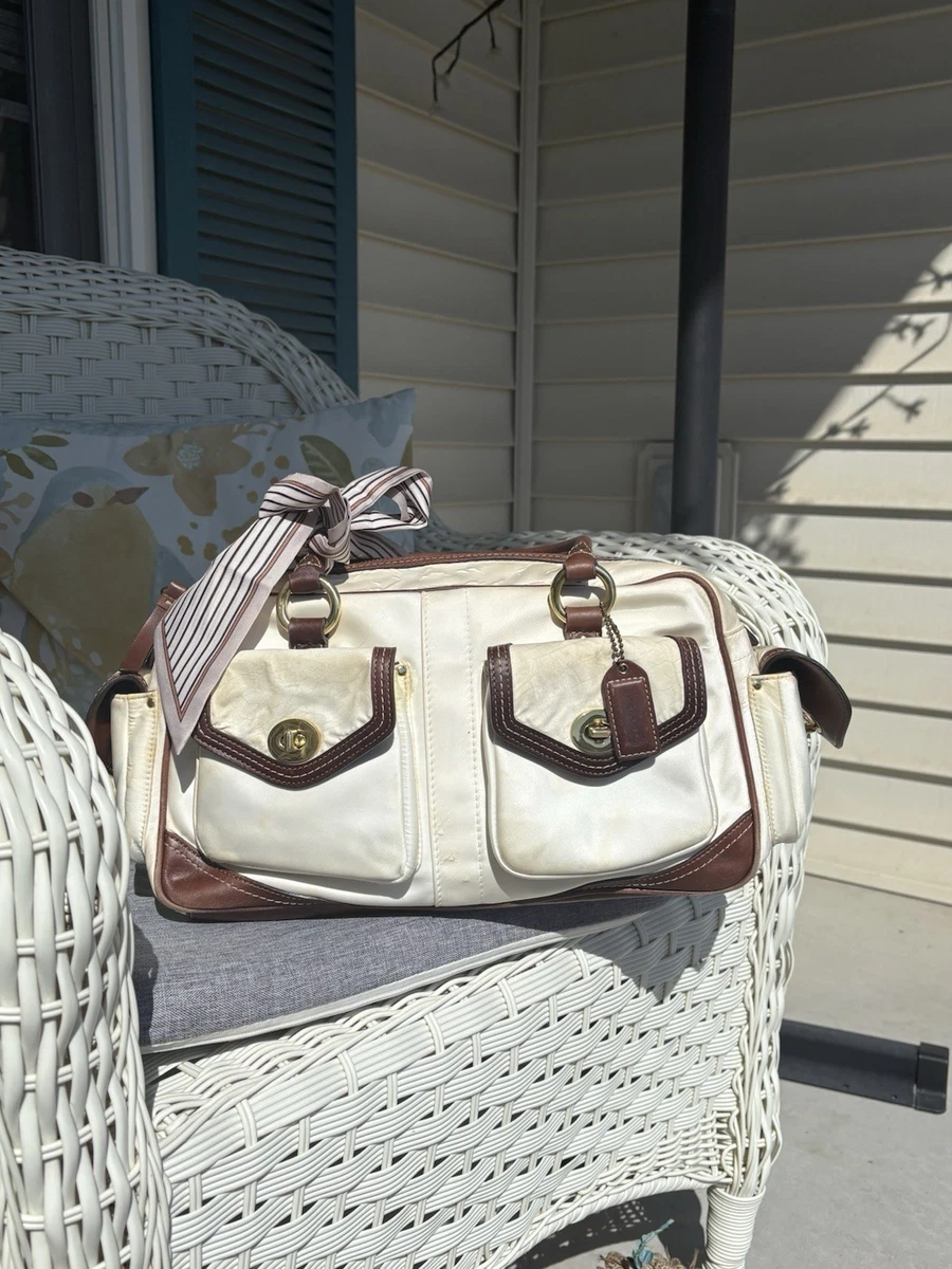 バッグ COACH legacy handbag double pocket White Coach Legacy White Bags & Handbags for Women for sale | eBay
