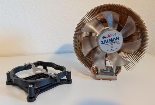 Zalman Computer Lärmschutzsystem mit leisem Lüfter reines Kupfer Kühlkörper CPU