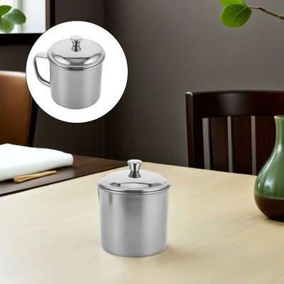 2 Pcs Roasted Pear Cup Stainless Steel with Handle Baking Ramekins for Kitchen