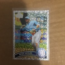 2011 Topps Mike Aviles Diamond Anniversary #244 Card