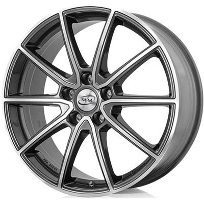 Alufelgen MERCEDES GLC 18'' - MIM SANTIAGO GRAPHITE LUCIDO DIAMANTATO