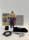 🐍 GI JOE ARAH - DR. MINDBENDER v1 🔥1986 HASBRO 💎100% OG & COMPLETE W/ CARD NM
