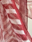 NWT FabIndia Silk & Cotton Blood 🩸 Red Pink White Scarf Dupatta Wrap Stole 74" — photo 3