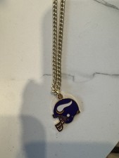 Minnesota Vikings football Helmet Petite Charm Necklace NFL Licensed Jewelry