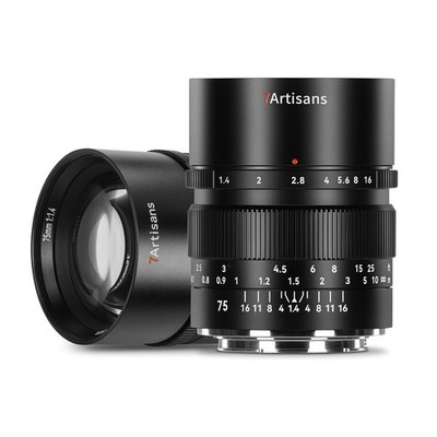 7Artisans 75mm F1.4 Manual Focus Full Frame Prime Lens for Canon RF-mount Camera