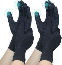 2 Pairs Arthritis Gloves for Women for Pain, Compression Gloves Women Men for...