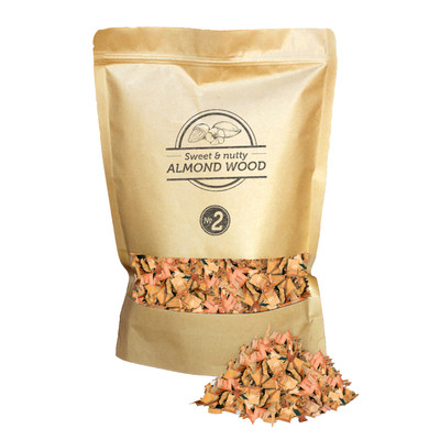 Smokey Olive Wood Mandel-Räucherchips 1700 ml
