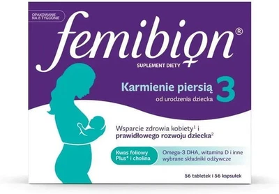P&G Femibion 3 Stillzeit 56 Tabletten + 56 Kapseln Für 8 Wochen Folsäure DHA Vitamin