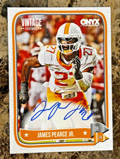 James Pearce Jr. 2024 Onyx Vintage Auto - Tennessee Volunteers - Vols