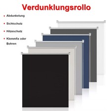Tenda oscurante Thermorollo avvolgibile a morsetto avvolgibile per finestra rullo Klemmfix senza foratura