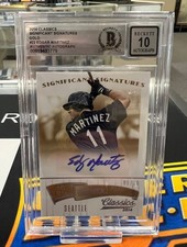 BAS 10 2014 Classics Significant Signatures Gold #22 Edgar Martinez /10 AUTO