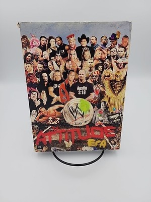 WWE: The Attitude Era (DVD, 2012, 3-Disc Set) FREE Sticker