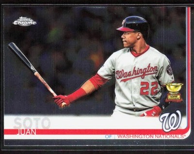 2019 Topps Chrome JUAN SOTO Cup Card #155 Washington Nationals QTY Available