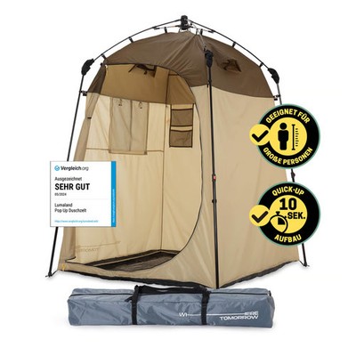 PopUp Duschzelt Umkleidezelt Beistellzelt Lagerzelt Camping Kabine Toilettenzelt