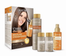 Kativa Brazilian Hair Straightening Kit Keratin 12 Weeks Factory Sealed NEW