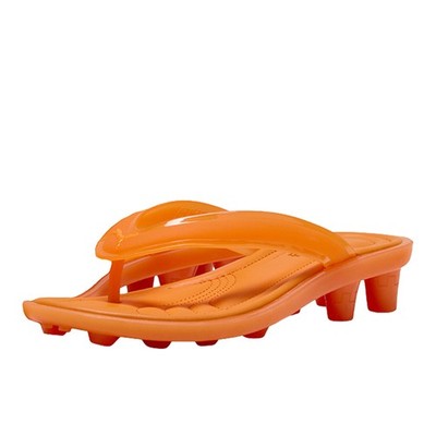 PUMA Fenty X Cat Cleat Jelly Womens Orange Casual Sandals 40477502