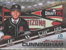 2025 Bowman Draft #BDN-2 Kayson Cunningham Bowman Draft Night