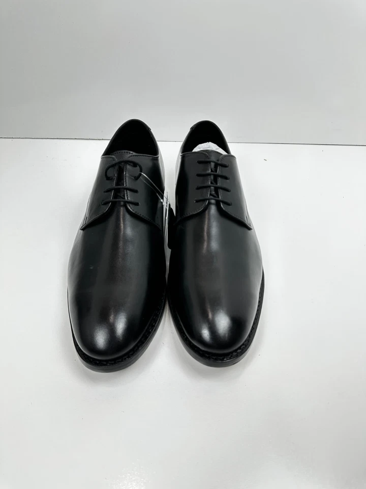 Zapatos de vestir Anthony Veer Truman Derby de cuero con cordones para hombre - negros, talla 10,5 Foto 4 de 4