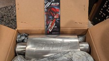 Borla Sportsman 12 Muffler 3 Inlet 3 Outlet