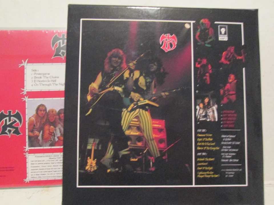 Tokyo Blade - 3 CD Box Set Japan Editions OBI Night Of The Blade Blackhearts & Foto 4 de 4